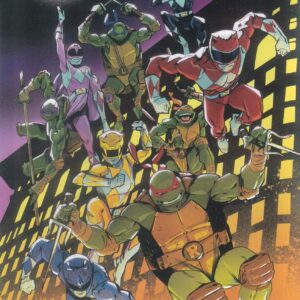 POWER RANGERS/TEENAGE MUTANT NINJA TURTLES III #3: Adam Gorham virgin RI cover F