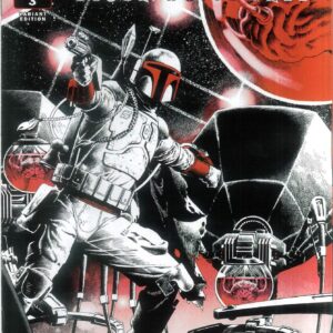 STAR WARS: BOBA FETT – BLACK, WHITE & RED #3: Paulo Siqueira cover B STAR WARS: BOBA FETT – BLACK, WHITE & RED #3: Paulo Siqueira cover B