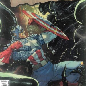 ALIEN VS CAPTAIN AMERICA #1: Leinil Francis Yu cover A ALIEN VS CAPTAIN AMERICA #1: Leinil Francis Yu cover A