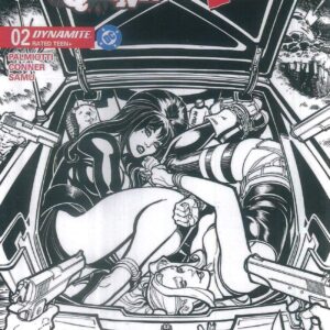 HARLEY QUINN X ELVIRA #2: Chad Hardin Line Art RI cover M