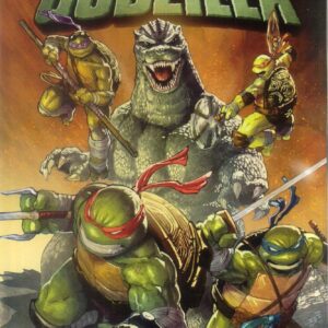 TEENAGE MUTANT NINJA TURTLES X GODZILLA #1: Fero Pe cover A