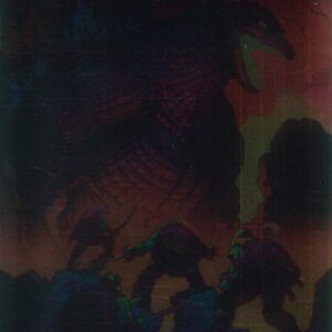 TEENAGE MUTANT NINJA TURTLES X GODZILLA #1: Dylan Burnett Foil RI cover F