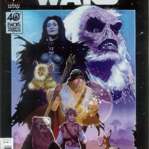 STAR WARS (2025 SERIES) #7: E.M. Gist Battle for Endor 40th Anniversary cover C
