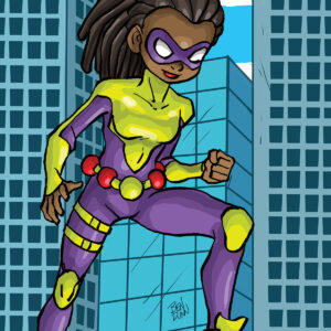 GLOPPLE GIRL #1 Ben Dunn cover B GLOPPLE GIRL #1 Ben Dunn cover B