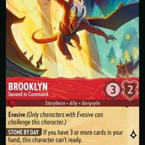 DISNEY LORCANA SINGLE CARDS: WHISPERS IN THE WELL #43: Brooklyn – Second in Command (Common foil 120/204: NM)