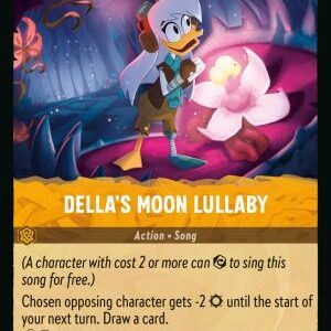 DISNEY LORCANA SINGLE CARDS: WHISPERS IN THE WELL #87: Della’s Moon Lullaby (Common 28/204: NM) DISNEY LORCANA SINGLE CARDS: WHISPERS IN THE WELL #87: Della’s Moon Lullaby (Common 28/204: NM)