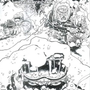 G.I. JOE: A REAL AMERICAN HERO (VARIANT EDITION) #322: Andy Kubert B&W cover B