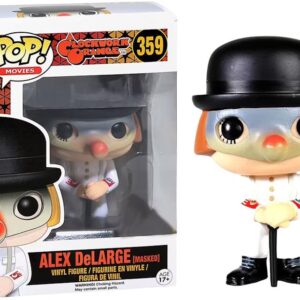 POP MOVIES VINYL FIGURES #359: Clockwork Orange: Alex DeLarge (Masked) in box NM