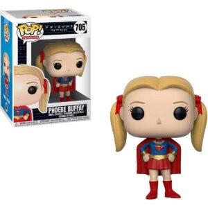 POP TELEVISION VINYL FIGURE #705: Friends: Phoebe Buffay as Supergirl in box NM