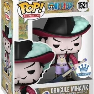 POP ANIMATION VINYL FIGURE #1521: Dracule Mihawk (Special Edition): One Piece