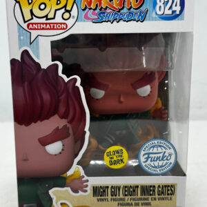 POP ANIMATION VINYL FIGURE #824: Naruto: Mighty Guy (Eight Inner Gates) Glows/Dark Spec Ed NM POP ANIMATION VINYL FIGURE #824: Naruto: Mighty Guy (Eight Inner Gates) Glows/Dark Spec Ed NM