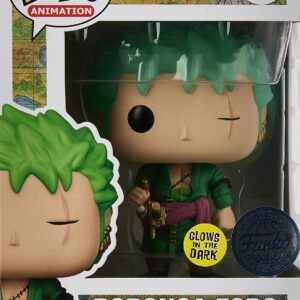 POP ANIMATION VINYL FIGURE #327: Rorona Zoro (Glows in the Dark): One Piece