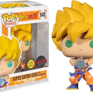 POP ANIMATION VINYL FIGURE #948: Dragonball Z: Super Saiyan Goku w/Kamehameha Glow Ed box NM POP ANIMATION VINYL FIGURE #948: Dragonball Z: Super Saiyan Goku w/Kamehameha Glow Ed box NM
