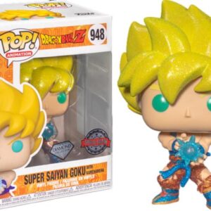 POP ANIMATION VINYL FIGURE #948: Dragonball Z Super Saiyan Goku w/Kamehameha Diamond Ed bx NM POP ANIMATION VINYL FIGURE #948: Dragonball Z Super Saiyan Goku w/Kamehameha Diamond Ed bx NM