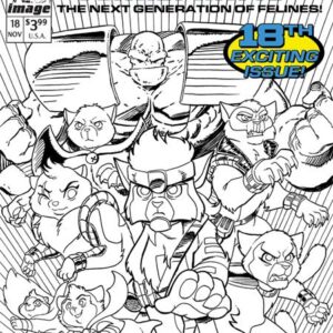 FERAL #19 Tony Fleecs & Trish Forstner B&W virgin Youngblood Team Up