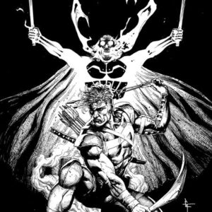 GEIGER (2024 SERIES) #18 Gary Frank B&W virgin Youngblood Team Up cover E