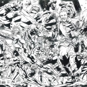 REDCOAT #15: Bryan Hitch B&W virgin Youngblood Team Up cover E