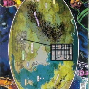 GREEN LANTERN CORPS (2025 SERIES) #10: Tom Derenick Map of AO cover C