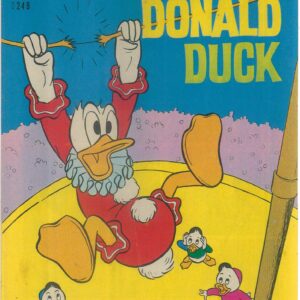 WALT DISNEY’S DONALD DUCK (D SERIES) (1956-1978) #249: Carl Barks Big-Top Bedlam Fibbers Three VF