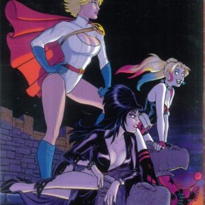 HARLEY QUINN X ELVIRA #3: Amanda Conner virgin Night RI cover K