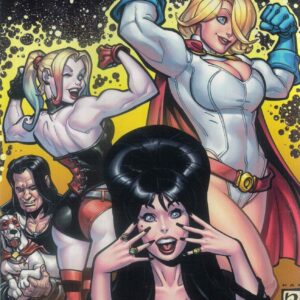 HARLEY QUINN X ELVIRA #3: Chad Hardin virgin RI cover J