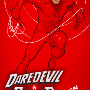 DAREDEVIL/PUNISHER: THE DEVIL’S TRIGGER #4 David Nakayama Color Block Red cover B