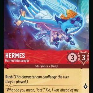 DISNEY LORCANA SINGLE CARDS: WHISPERS IN THE WELL #188: Hermes – Harried Messenger (Common foil 112/204: NM)