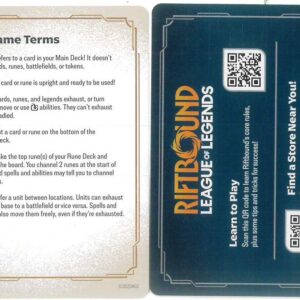 RIFTBOUND CARD SINGLES: ORIGINS #516: Reference Card Key Game Terms (Com Norm NA: NM)