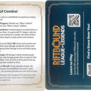RIFTBOUND CARD SINGLES: ORIGINS #519: Reference Card Steps of Combat (Com Norm NA: NM)