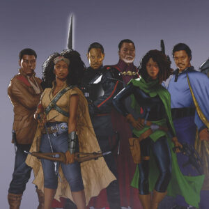 STAR WARS: JAR JAR #1 Taurin Clarke 2-part connecting Black History Month cover C