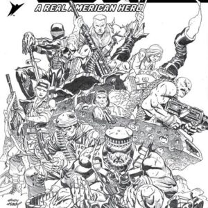 G.I. JOE: A REAL AMERICAN HERO (VARIANT EDITION) #325 Andy Kubert B&W cover B
