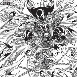 SPAWN (VARIANT EDITION) #375 Harvey Tolibao B&W cover B