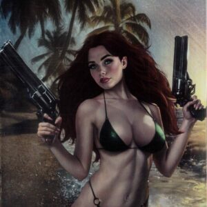 HEAT SEEKER: EXPOSED (A GUN HONEY SERIES) #4: Carla Cohen virgin Foil cover F HEAT SEEKER: EXPOSED (A GUN HONEY SERIES) #4: Carla Cohen virgin Foil cover F