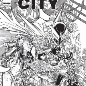 SPAWN: RAT CITY #23 Harvey Tolibao B&W cover B