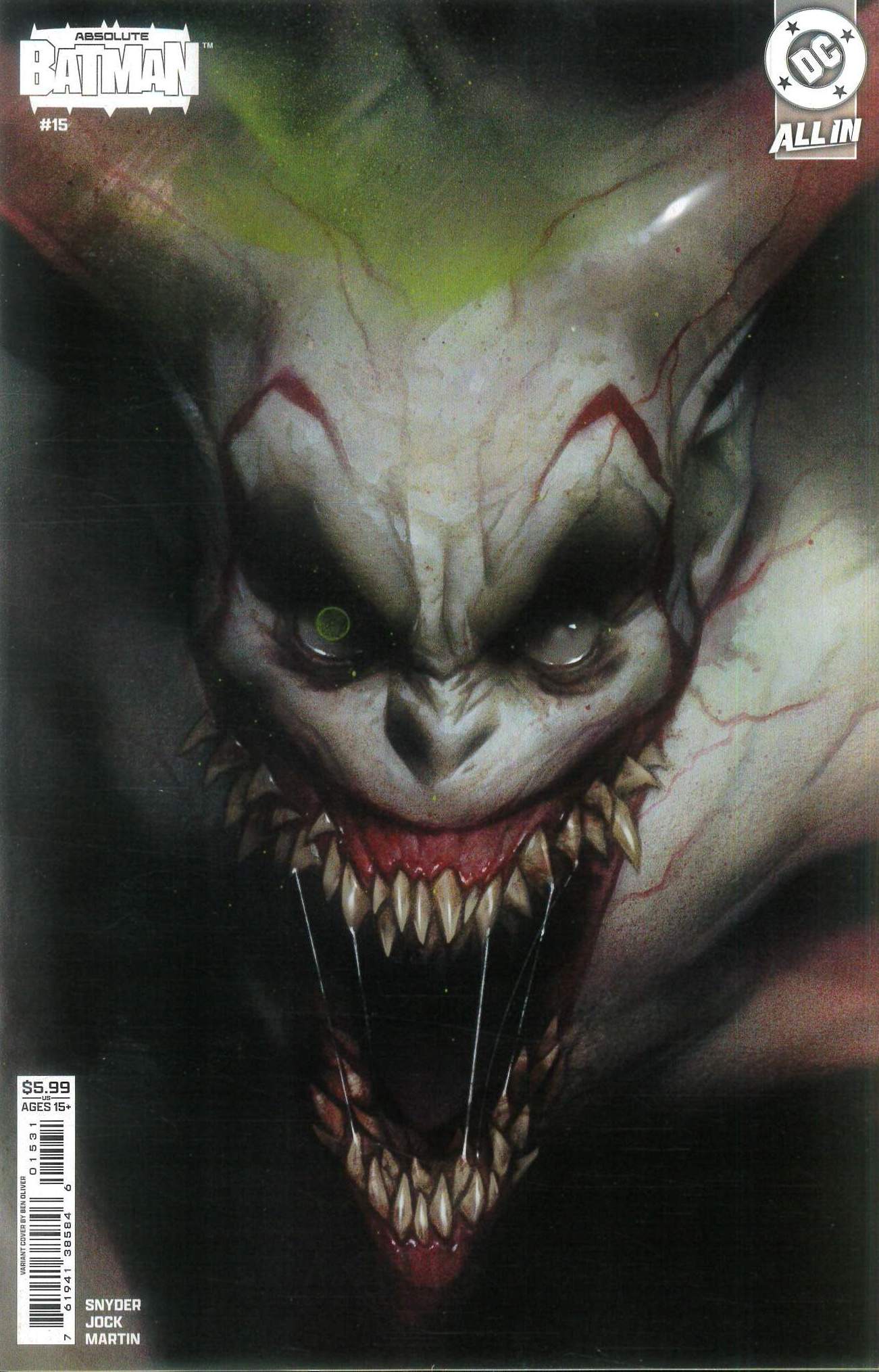 ABSOLUTE BATMAN #15: Ben Oliver cover C ABSOLUTE BATMAN #15: Ben Oliver cover C