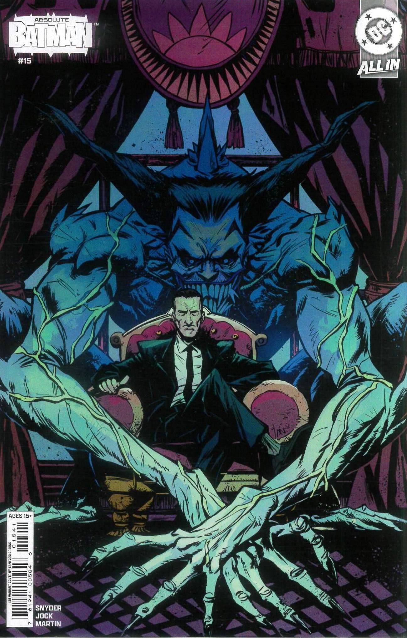 ABSOLUTE BATMAN #15: Sanford Greene RI cover D ABSOLUTE BATMAN #15: Sanford Greene RI cover D