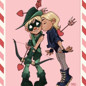 JUSTICE LEAGUE UNLIMITED #16 Chrissie Zullo Valentine’s Day cover F