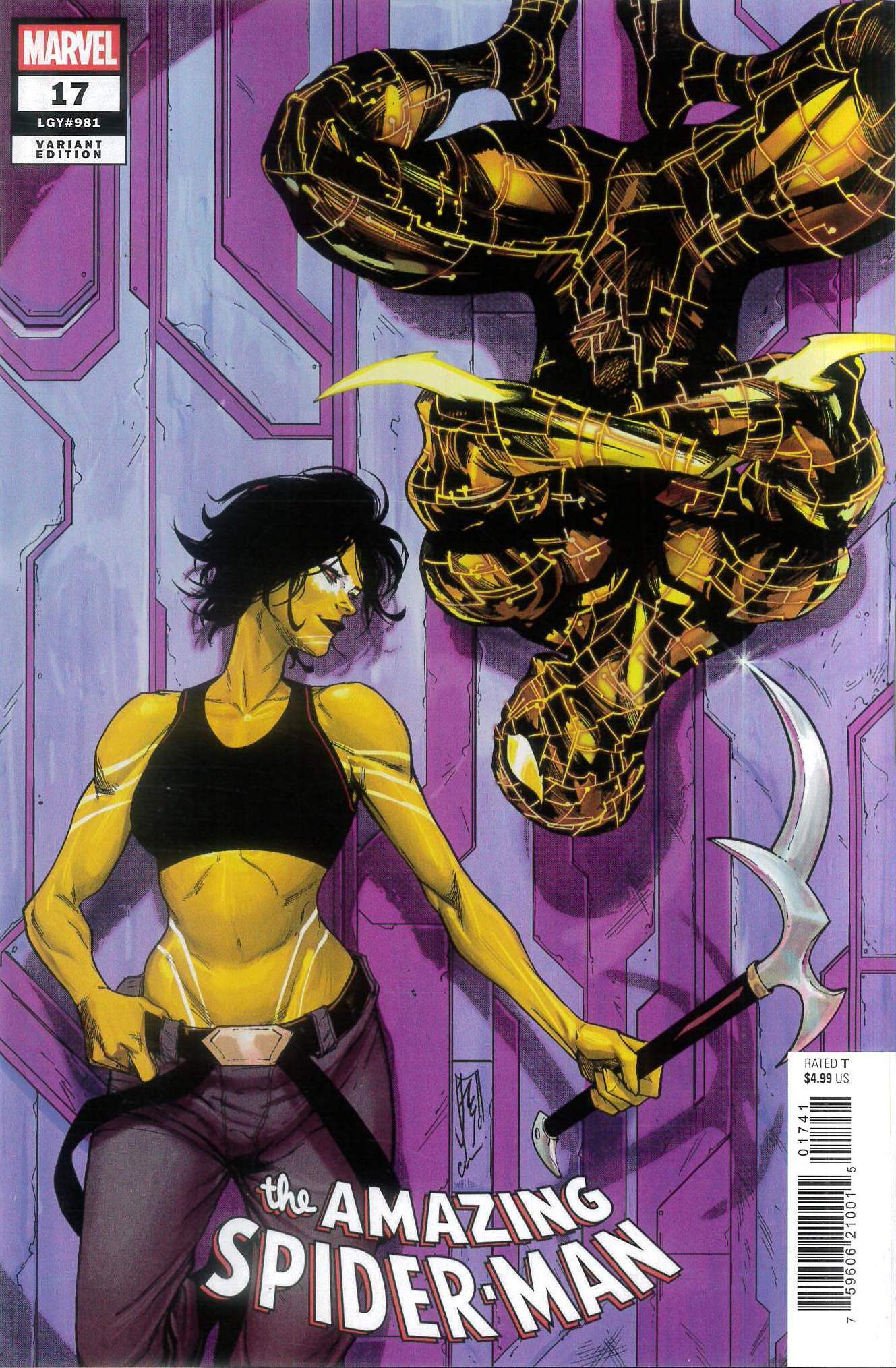 AMAZING SPIDER-MAN (2025 SERIES) #17: Stefano Caselli cover D AMAZING SPIDER-MAN (2025 SERIES) #17: Stefano Caselli cover D