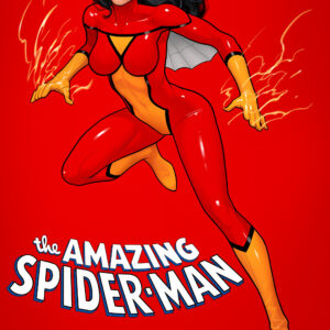 AMAZING SPIDER-MAN (2025 SERIES) #22 David Nakayama Color Block Red cover C