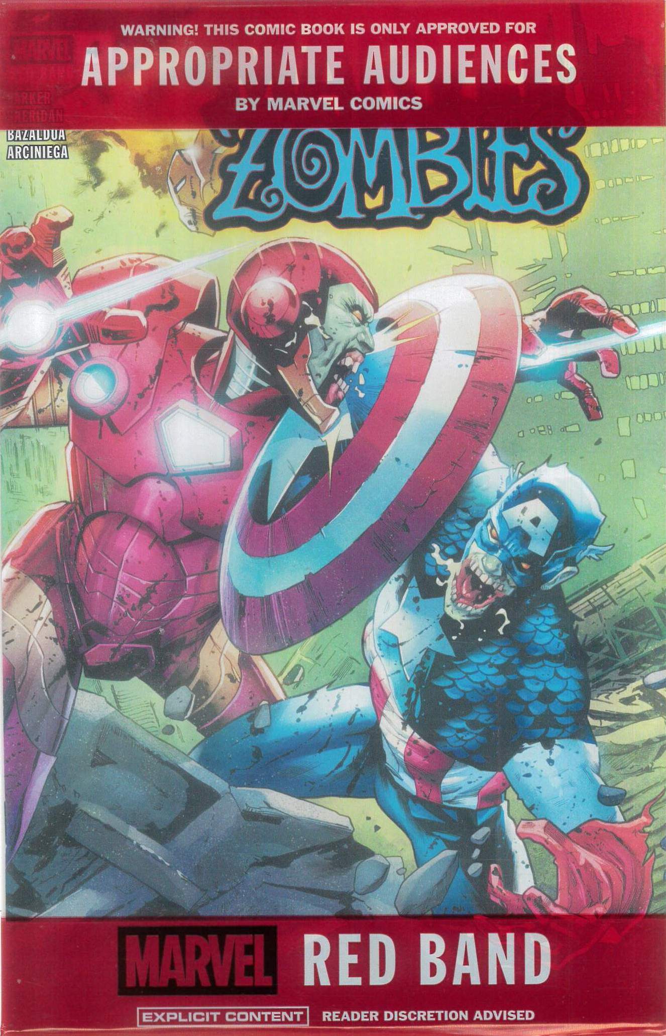 MARVEL ZOMBIES: RED BAND #4: Greg Land cover A MARVEL ZOMBIES: RED BAND #4: Greg Land cover A